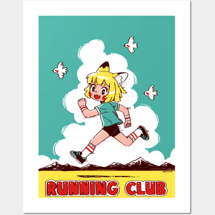 Running club Posters and Art